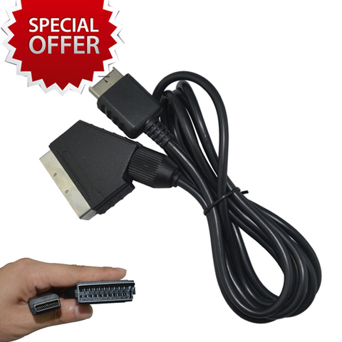 xunbeifang Scart Cable AV Audio Video Cord for playstaion 2 3 for PS2 for PS3 Slim ► Photo 1/6