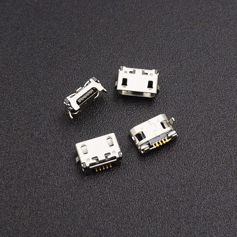10pcs Micro USB Jack Connector Female 5 pin Charging Socket for Lenovo A10-70 A370E A3000 A3000H A5000 A7600 A7600H S910 S930 ► Photo 1/3