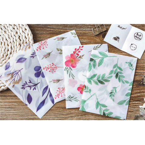 8pcs/lot Cute Four Seasons in a Dream Sulfuric Acid Paper Envelope School Stationery Gift Envelope for Wedding Letter Invitation ► Photo 1/6