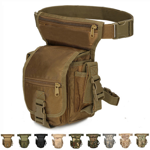Tactical Drop Leg Bag Thigh Waist Pack 1000D Nylon Military Hunting Accessories Molle Bag For Travelling Hiking Camping Cycling ► Photo 1/6