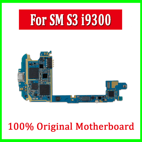 free shipping unlocked mainboard 100% working europe version unlock original motherboard for samsung S3 i9300 ► Photo 1/6