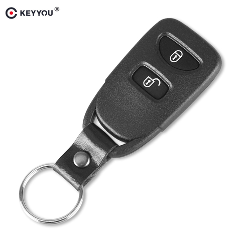 KEYYOU Car Key Shell Case 2 Buttons Remote Key Blank Cover Fit For Hyundai IX25 Tucson ► Photo 1/5