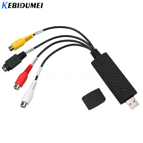kebidumei Portable Easy to cap USB2.0 Audio Video Capture Card Adapter VHS To DVD Video Capture Converter For Win7/8/XP/Vista ► Photo 1/4