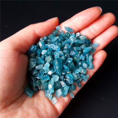 100G Natural Blue Apatite Gem Small Rough Stone Specimen Healing China ► Photo 1/5
