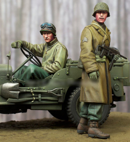 [tuskmodel] 1 35 scale resin model figures kit WW2  A243 ► Photo 1/1