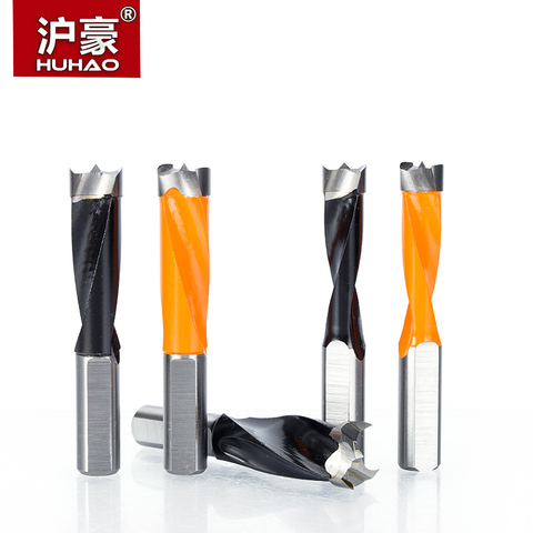 HUHAO 1pc Upgrade Woodworking Drill Dia. 10mm-15mm Wood Carbide Shank 10mm  Crown Head Row Drill  70mm Total Length Making Hole ► Photo 1/1