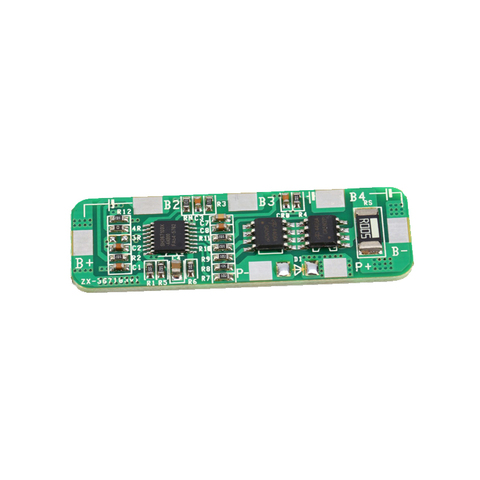 4A-5A PCB BMS Protection Board for 4 Packs 18650 Li-ion lithium Battery Cell ► Photo 1/2