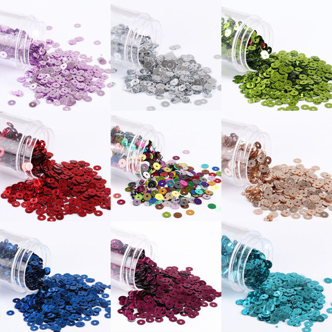 4000Pcs/Lot 10g 2mm Flat Round Loose sequins Paillettes Sewing Wedding Craft,Colorful Nail Arts,Nightclub Dress Sew Accessories ► Photo 1/6