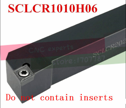 SCLCR1010H06 CNC turning tool holder, 10*10*100mm External turning tools, Lathe cutting tool,Tool holder for CCMT0602 Insert ► Photo 1/3