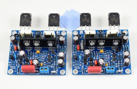 1Pair HiFi MX50 SE 2.0 channel 100W+100W Power amplifier DIY KIT ► Photo 1/1