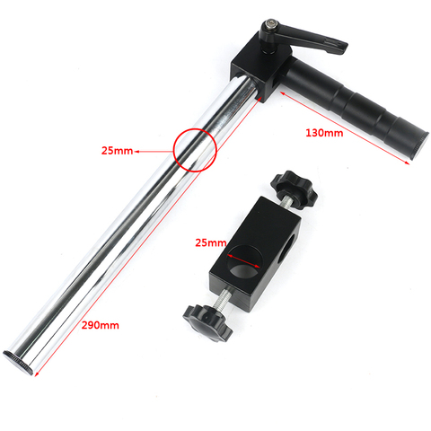 Diameter 25mm Stages Holder Lengthen Multi-Axis Adjustable Metal Arm For Trinocular Stereo Microscope Industrial Video Camera ► Photo 1/5