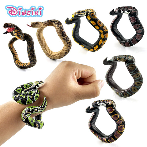Halloween snake Bracelet animal model action figure plastic Fun Gift For Kids educational children's boys girls garden Hot toys ► Photo 1/6