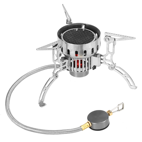 Mini Ultralight Outdoor Stove Infrared Camping Stove Portable Furnace Collapsible Windproof Gas Stove for Cookout Picnic ► Photo 1/6