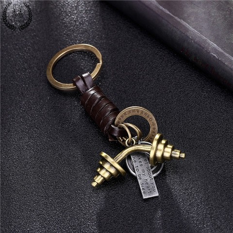 1pcs Fashion Metal Keychain Chain Color Heart Metal Bell Keychain