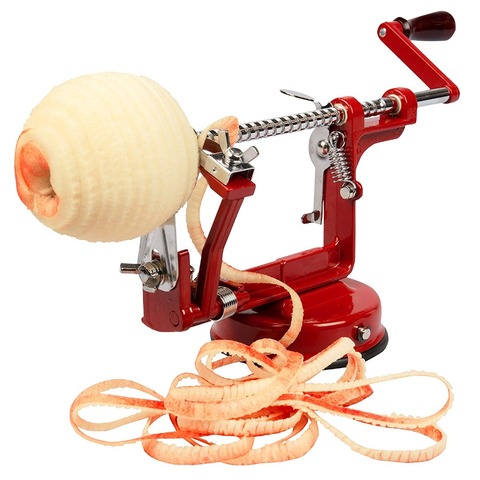 2022 Apple Peeler and Corer by Cucina Pro - Long Lasting Chrome Cast Iron with Countertop Suction Cup ► Photo 1/6