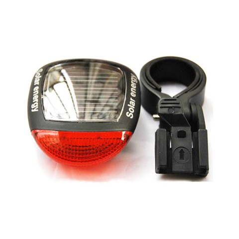 Bike Solar Energy Light Rechargeable LED Seatpost Lamp Bicycle Accessories Bike Back  Rear Tail Light Cycling Bicycle Reflector ► Photo 1/1
