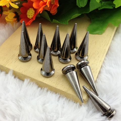 10pcs 10*26mm Multiple Color Fashion Bullet Spikes And Studs For Clothes  Punk Cone Thorn Garment Rivets For Leather - Price history & Review, AliExpress Seller - Christa DIY Accessory Store