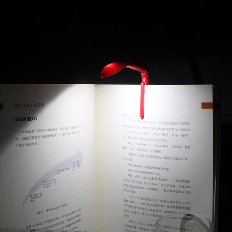 ITimo Book Light Book Reading Lamp Clip-on Book Lights Folding LED Night Lamp For Reader Kindle Adjustable Flexible with Battery ► Photo 1/6