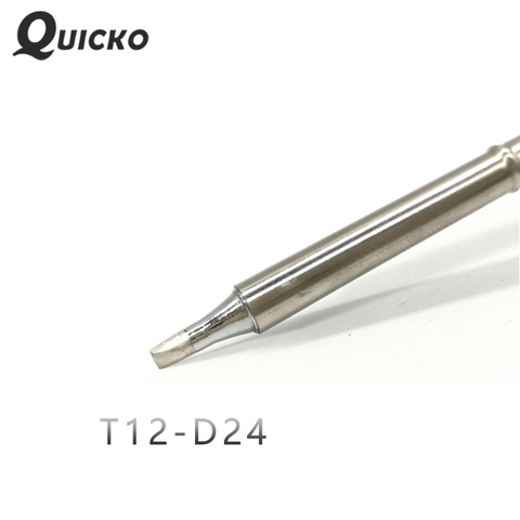 QUICKO T12-D24 D52 Shape D series Welding iron tips for FX9501/951/907 T12 Handle OLED&STC-LED T12 Soldering station 7s melt tin ► Photo 1/4