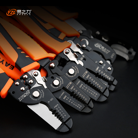 High quality Cable Wire Stripper Cutter Crimper Automatic Multifunctional TAB Terminal Crimping Plier Tools ► Photo 1/5