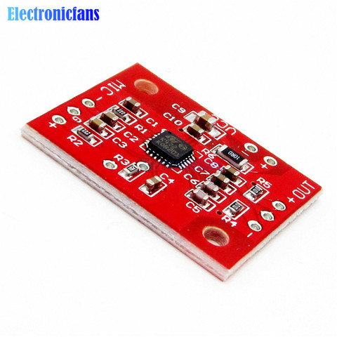 Replace MAX9812 K472 Low Noise Gain Adjustable DC 2.3-5.5V Electret Microphone Amplifier Board Acoustic Effect pre-amp Amplifier ► Photo 1/1