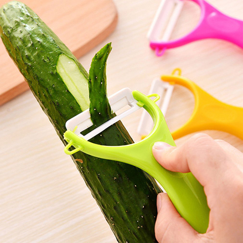 Fruit Multi-function handle Ceramic Vegetable Household for home Peeler Skin Portable kiction Tools Accessories Random Color ► Photo 1/6