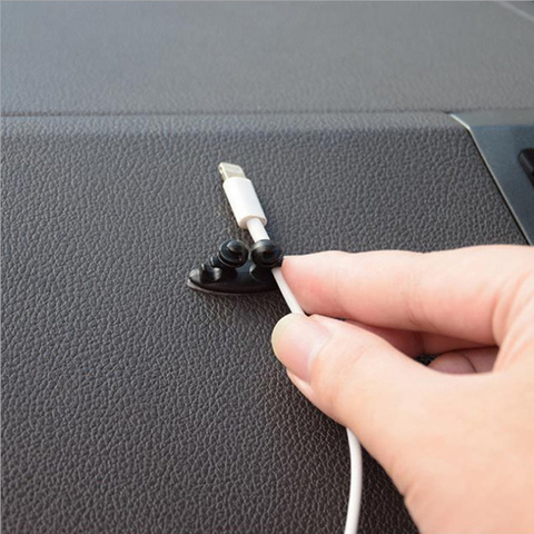 8PCS Car Wire Cord Clip Cable Holder Tie Fixer Organizer for Volvo S40 S60 S70 S80 V40 V50 V60 V90 XC60 XC70 XC90 Accessories ► Photo 1/5