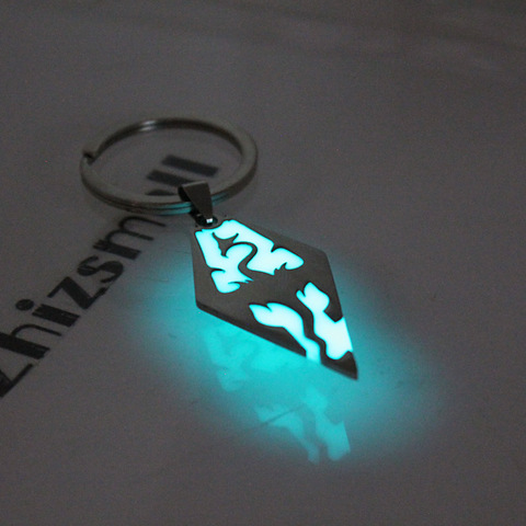 dragon keychain glowing Dragon keyChain Fashion Jewelry Pendant glow in the dark car key chain Bag pendant ► Photo 1/5
