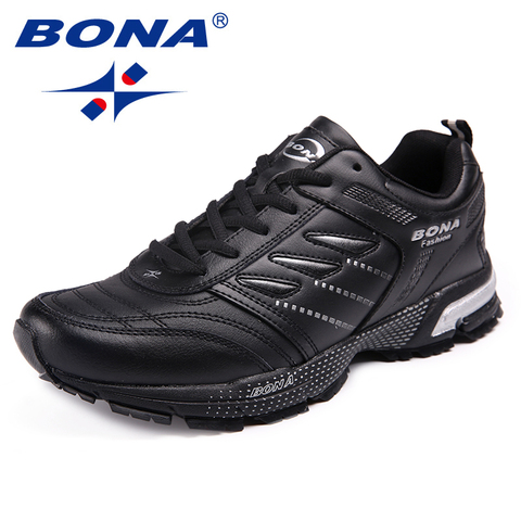 BONA New Arrival Classics Style Men Running Shoes Action Leather Men Athletic Shoes Outdoor Jogging Sneakers Fast Free Shipping ► Photo 1/6