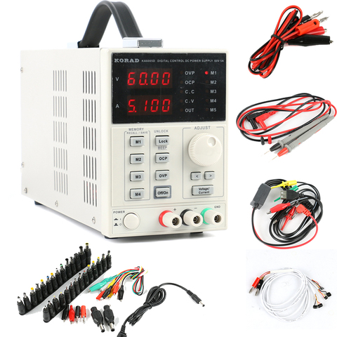 KA6005D Precision Adjustable Programmable DC Power Supply 60V 5A Digital Laboratory Power Supply for Phone Repair ► Photo 1/1