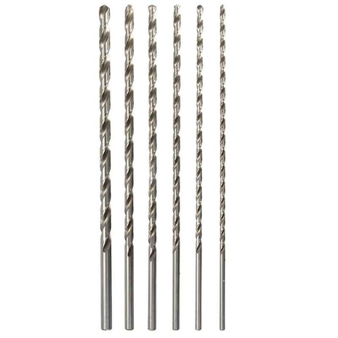 Extra Long HSS Straight Shank Auger Twist Drill Bit Set 6-12mm Diameter 350mm Length For Plastic / Metal /Wood Drilling Mayitr ► Photo 1/6