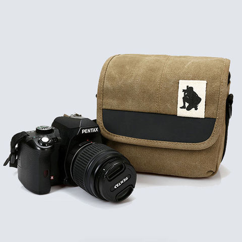 New Fashion Canvas Shoulder Camera case bag Canvas For Nikon Canon Sony Panasonic Samsung Fujifilm Olympus ► Photo 1/6