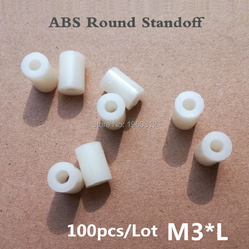 Price History Review On 100pcs Lot M3 L L 1 2 3 4 5 6 7 8 10mm Abs Nylon Round Standoff Spacer Pcb Board Spacer Od 7mm X Id 3 2mm L Aliexpress Seller Liya Hardware Alitools Io