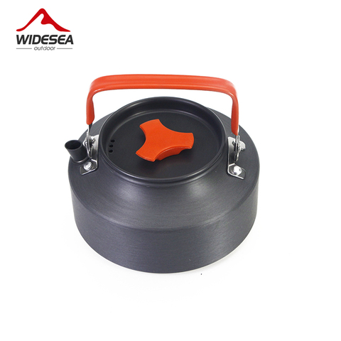 Widesea 1.1L camping kettle outdoor coffee kettle camping tableware travel tableware outdoor picnic set ► Photo 1/6