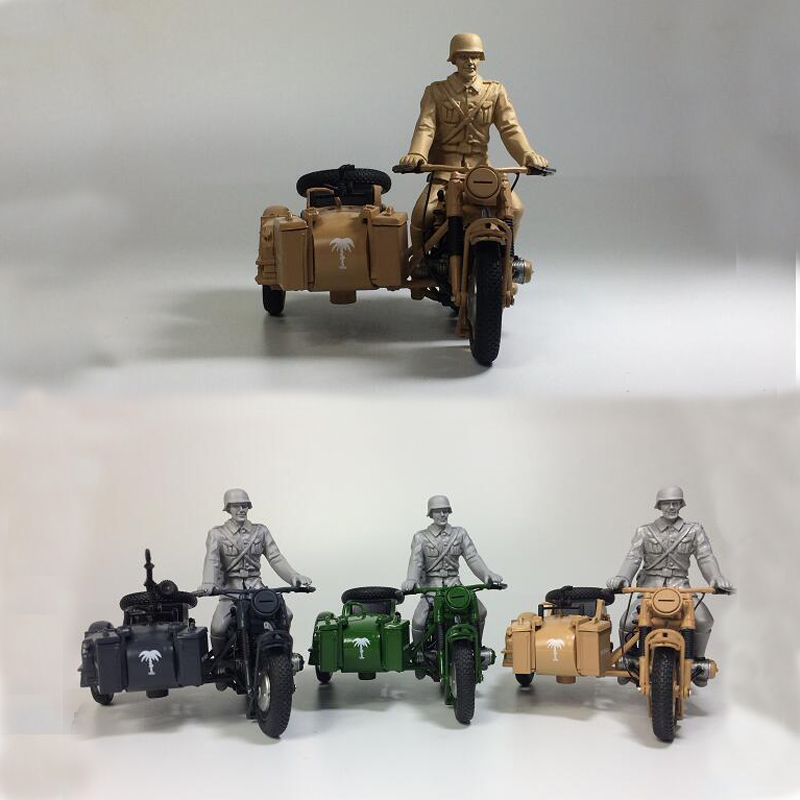 BMW Toy Miniature Motorcycle with SideCar 1/24 Scale G Scale 