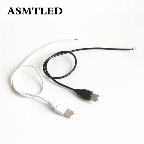 SMD 5730 5630 5050 3528 3014 2835 Single Color Flexible LED Strip light DIY USB Connect Cable 50cm 100cm 2Pin Wire USB Connector ► Photo 1/6