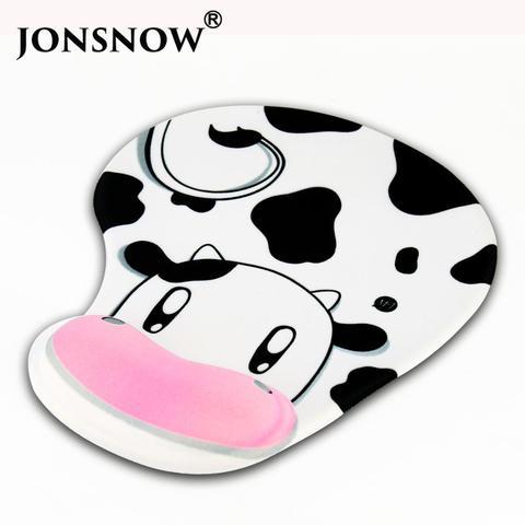 JONSNOW Gaming Mouse Pad with Wrist Rest Support Comfort Mice Mat Cow Non-flip Soft Mouse Pad Gamer for Computer PC Laptop ► Photo 1/6