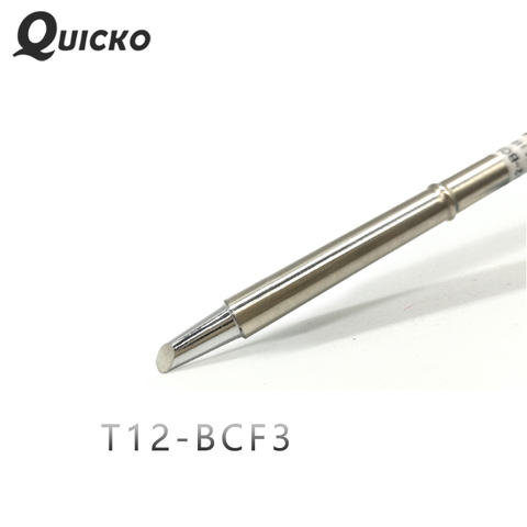 QUICKO T12-BCF3 Electronic Tips Welding Tools solder iron for FX907/9501 Handle LED&OLED soldering station 7s melt tin ► Photo 1/3