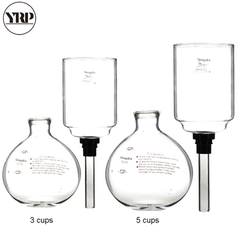 YRP Coffee Syphon Pot Accessories TCA-3/5cup High Quality Glass Siphon Vacuum Pot Coffee Maker Parts Replace Coffee Filter Tools ► Photo 1/6