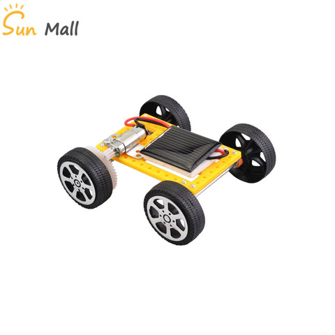 1pcs Mini Solar Powered Toy DIY Car Kit/Solar Panel Powered car ► Photo 1/4