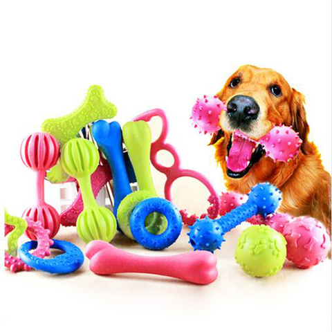 Pet Dog Toy Interactive Rubber Ball for Dogs Puppy Cat Chewing