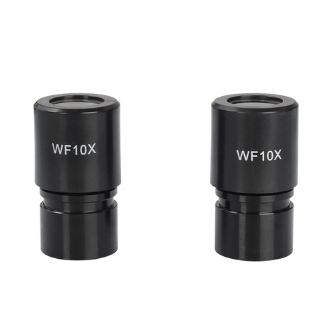 WF10X Microscope Eyepieces Biological Stereo Microscope Accessory Wide Angle Lens 23.2mm 2PCS/LOT ► Photo 1/1