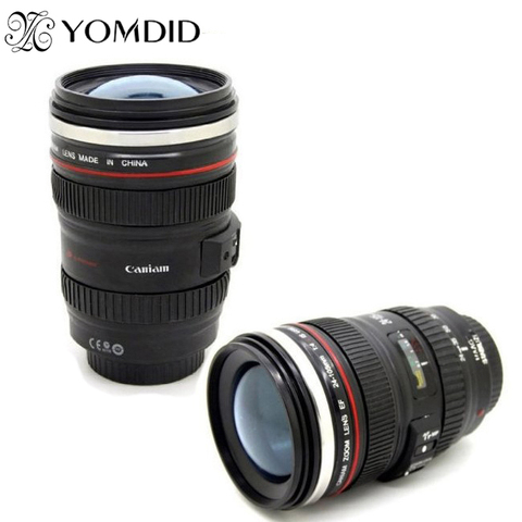 Free shipping coffee mug 24-105mm 1:1 camera lens SIX generation of creative emulation mug (with lid)  travel mug ► Photo 1/6