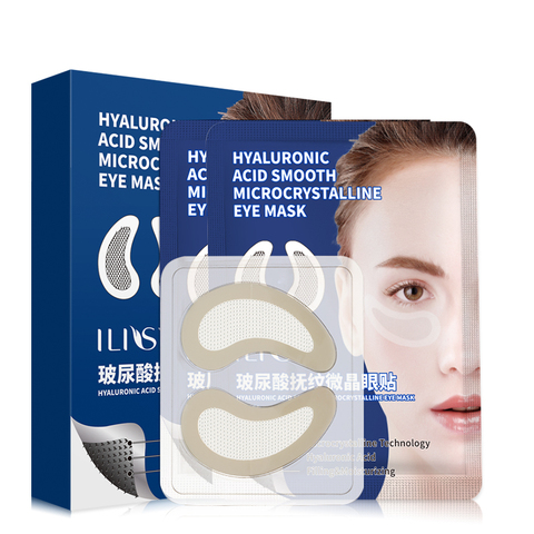 Micro-needle Eye Patch for Wrinkles Fine Lines Removal Hyaluronic Acid Eye Mask Dark Circle Puffiness Hyaluronic Acid Eye Pads ► Photo 1/6