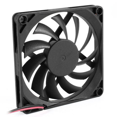 PROMOTION! Hot 80mm 2 Pin Connector Cooling Fan for Computer Case CPU Cooler Radiator ► Photo 1/6