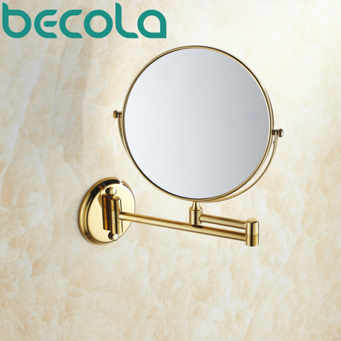 Becola Double Side Bathroom, Makeup Mirror With Extension Arm