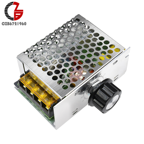 4000W 220V AC SCR Voltage Regulator Motor Speed Controller Temperature Control Switch Dimmer for Motor Water Heater LED Light ► Photo 1/6