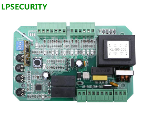 LPSECURITY sliding gate opener motor pcb circuit board controller card for PY600 L 220V/110V AC motor control board ► Photo 1/5