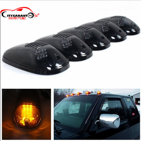 CAR STYLING EXTERIOR LED DAY DOME LIGHT CAB MARKET ROOF AMBER RUNNING LIGHTS FIT FOR ISUZU D-MAX DMAX  NAVARA D21 D22 D40 NP300 ► Photo 1/6