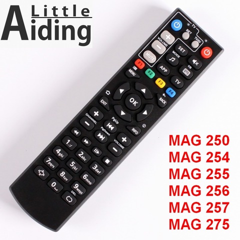 Remote control for MAG250 MAG254 MAG255 MAG 256 MAG257 MAG275 with TV learning function, Linux Tv Box, IPTV Box. ► Photo 1/6